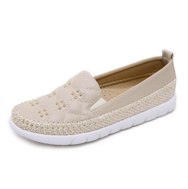 Nitter nitter rund tå stor størrelse sko kvinde afslappet kvindelige sneakers sko kvinder loafers med pels lavvandet mund stor størrelse kjole: 2 / 36