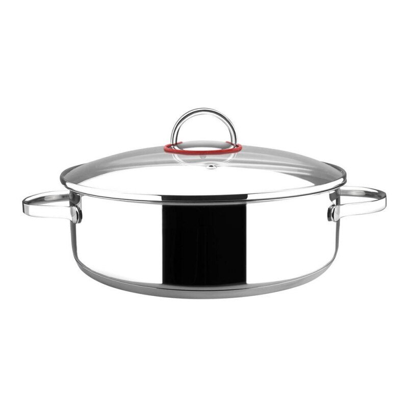 MAGEFESA 01PXTANOV26 - Tartera 26 cm diámetro inox tapa cristal