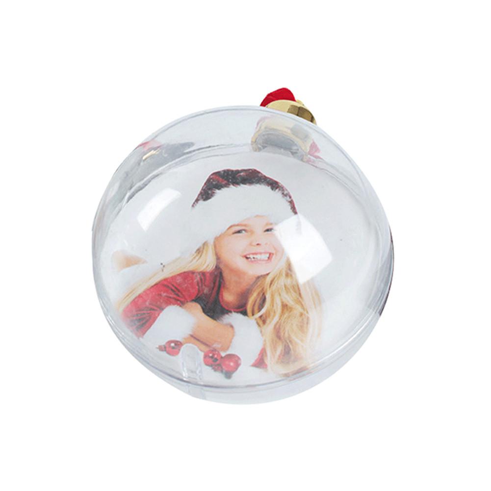 DOITOOL 30 stks Transparante Vulbare Bal Kerstboom Bal Ornamenten Decoraties Lege Opknoping kerstballen Voor DIY Xmas Boom Decoraties Zeep Bad Bom 50mm