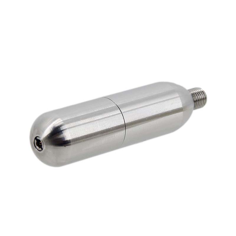 Cartucho de Co2 recargable SS304, accesorio dispensador de Co2 de rosca 3/8-24UNF para cócteles, Seltzers, cultivadores carbonatados, barril de cerveza