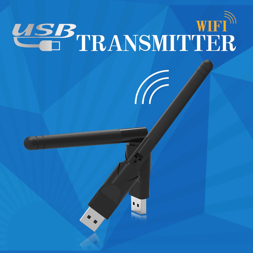 RT5370 Usb 2.0 150Mbps Wifi Draadloze Netwerkkaart 802.11 B/G/N Lan Adapter Met Draaibare Antenne en Retail Pakket