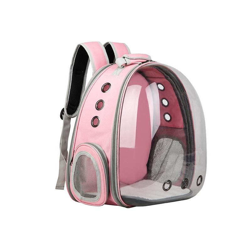 Transportín para gatos portátil, bolsa de transporte multifunción plegable perro, cápsula de espacio grande, hombro de burbuja, mochila para mascotas, jaula para tienda