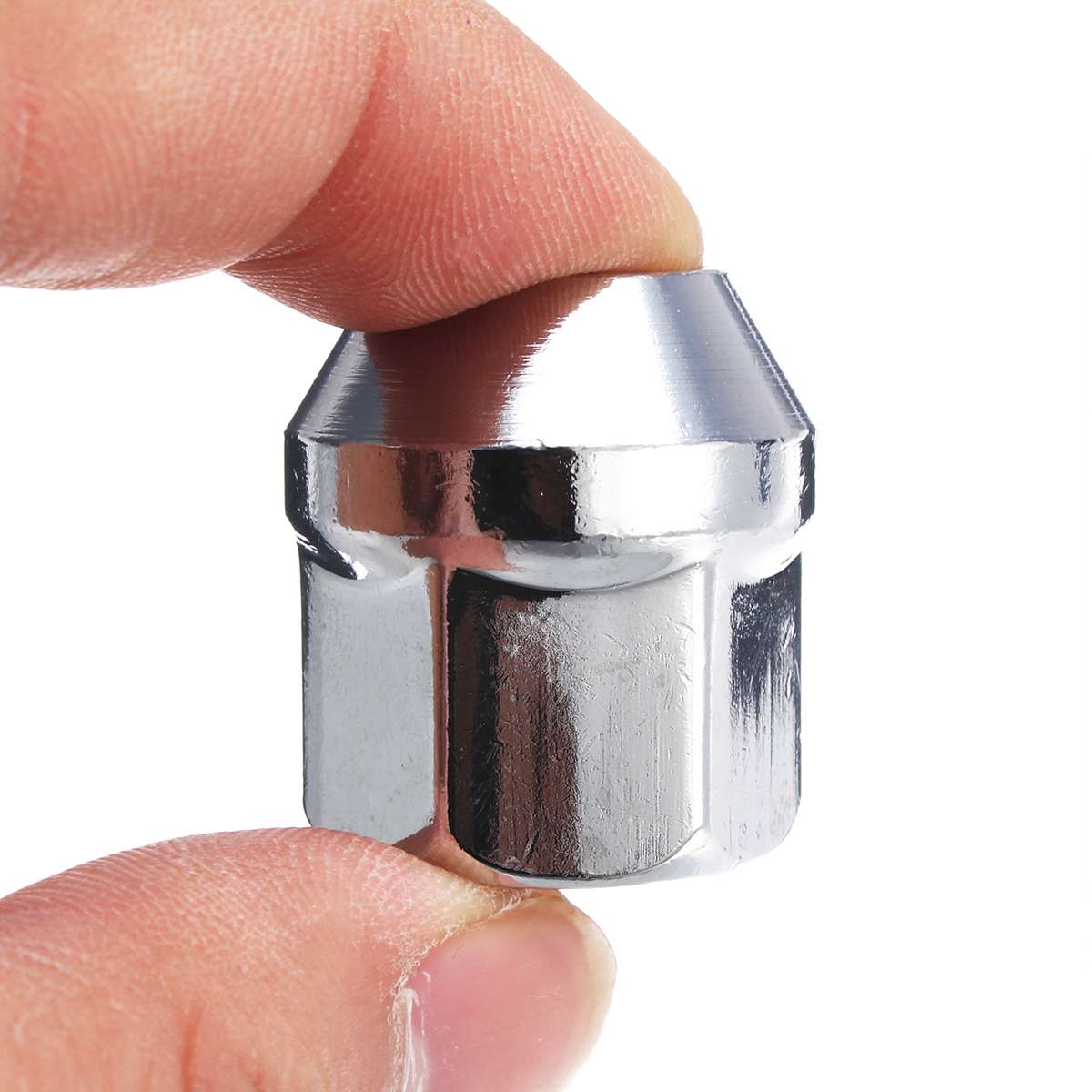 thumbnail interactive-video image 1 of 12 X Alloy Wheel Lug Nuts For Ford Fiesta – M12x1.5 Thread, Black V30 Set 1 of 3