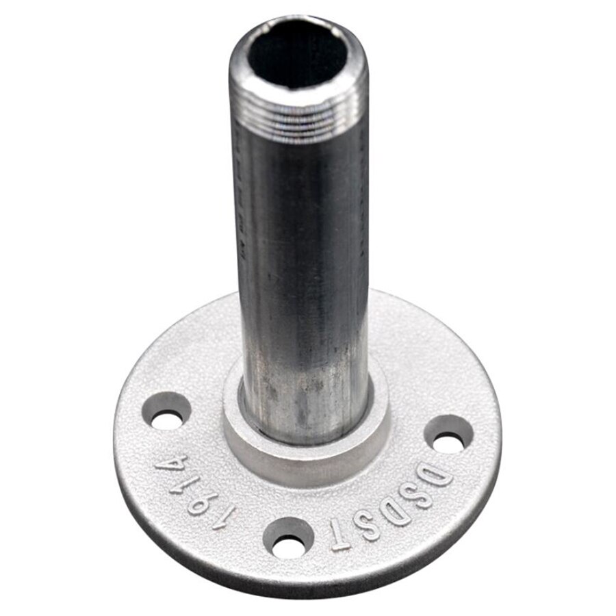 Aluminum alloy flange, flange piece reinforcement 4 points 6 points 1 inch handicraft base hardware accessories tools