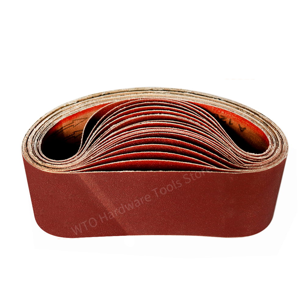 10 Uds. Cintas de lijado de 610x100mm papel de lija para Pulido de metales bandas abrasivas de 40-1000 granos, lo mejor para lijar madera, Metal y pintura