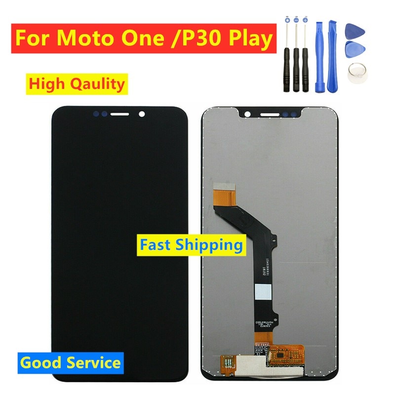 5,9 "Für Motorola Moto Einem LCD-Anzeige Touchscreen Digitizer Für Moto Eine P30 Spielen XT1941-1 XT1941-3 XT1941-4 LCD Ersatz