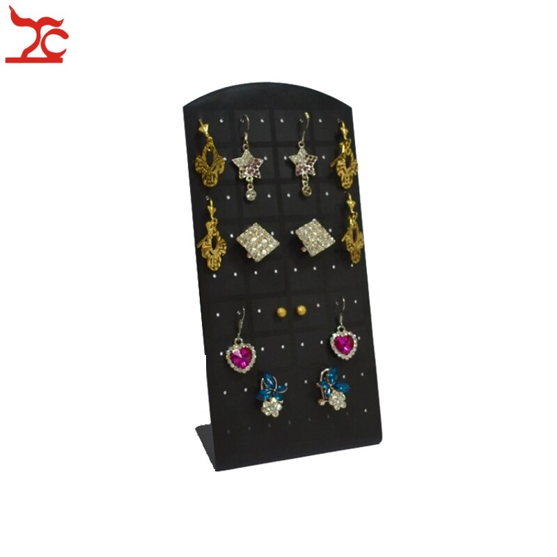 boucles d'oreilles bijoux organisateur support vitrine noir boucle d'oreille goujon présentoir pratique boucle d'oreille bijoux support suspendu