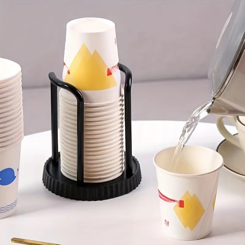 Plastic Beker Opslag Houder Ponsvrij Water Thee Kopjes Dispenser Rack Koffiemok Display Stand Plank Thuis Desktop Organizer Decor
