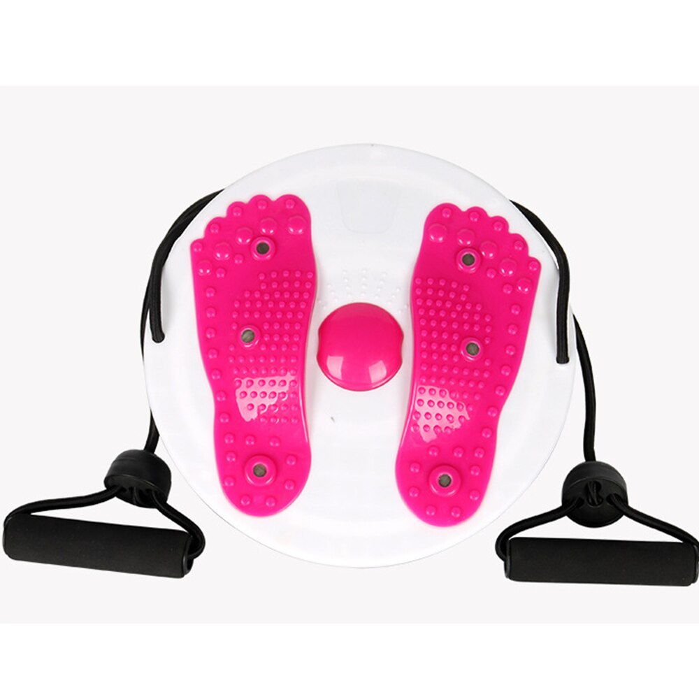 Snoet talje bord fodmassage boardtwisting underliv fitness udstyr pladespiller indendørs sportsudstyr fitness: Rød