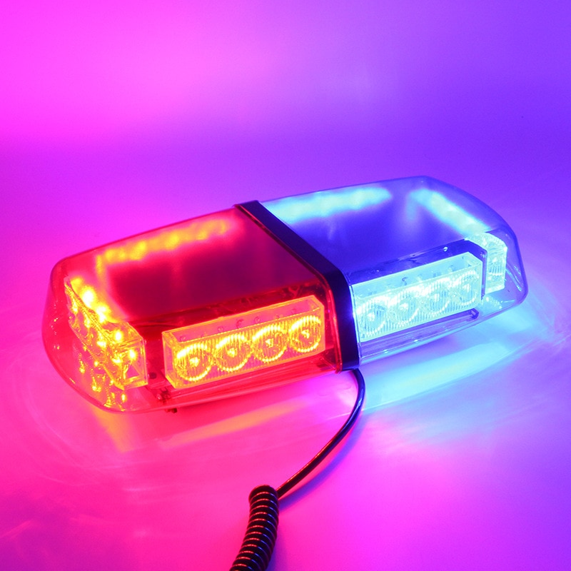 Politie Beveiliging Licht Led Zaklamp Voor Ambulance Firefighter Voertuig Emergency Waarschuwing Strobe Lights Auto Dak Voorzichtigheid Lamp