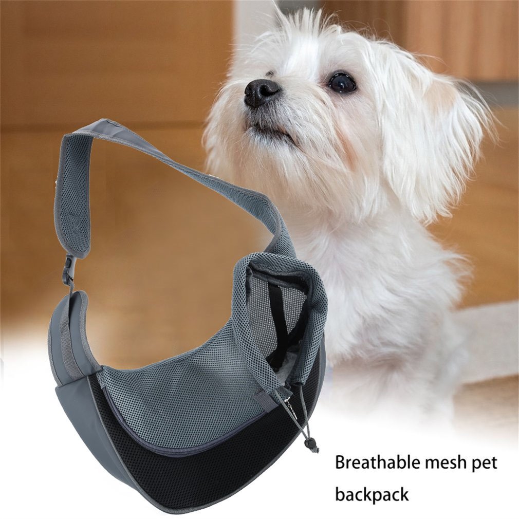 Oddychająca siatka plecak na zwierzę kot i placki podróży przenośne ukośna torba na ramię torby na zwierzęta artykuły dla zwierząt