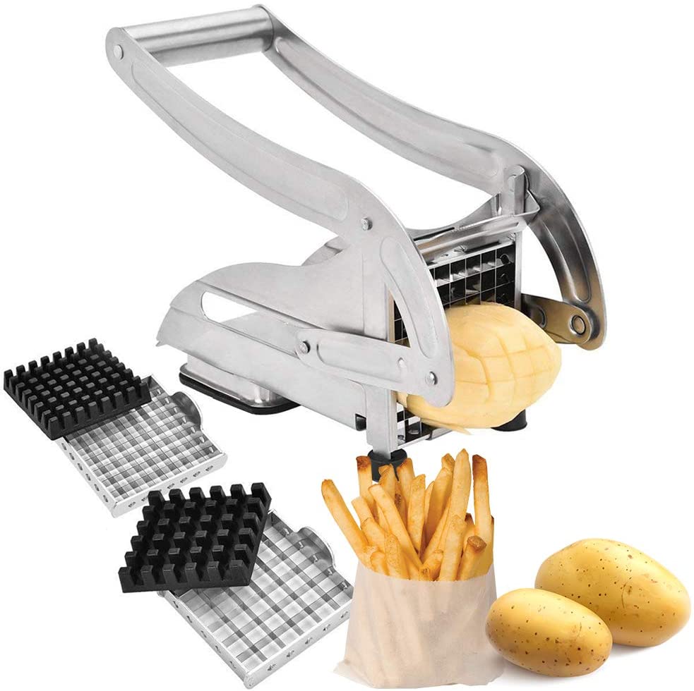 Roestvrij Staal Handmatige Aardappel Snijder Frietjes Snijmachine Chips Maker Vlees Chopper Dicer Snijmachine Gereedschap Voor Keuken