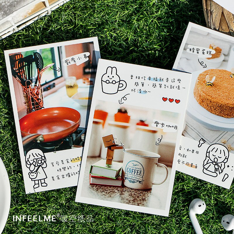 30sheets「 Beautiful Little Thing」Series Message Greeting Card Year Cards Postcard Bookmarks Aesthetes Stationery