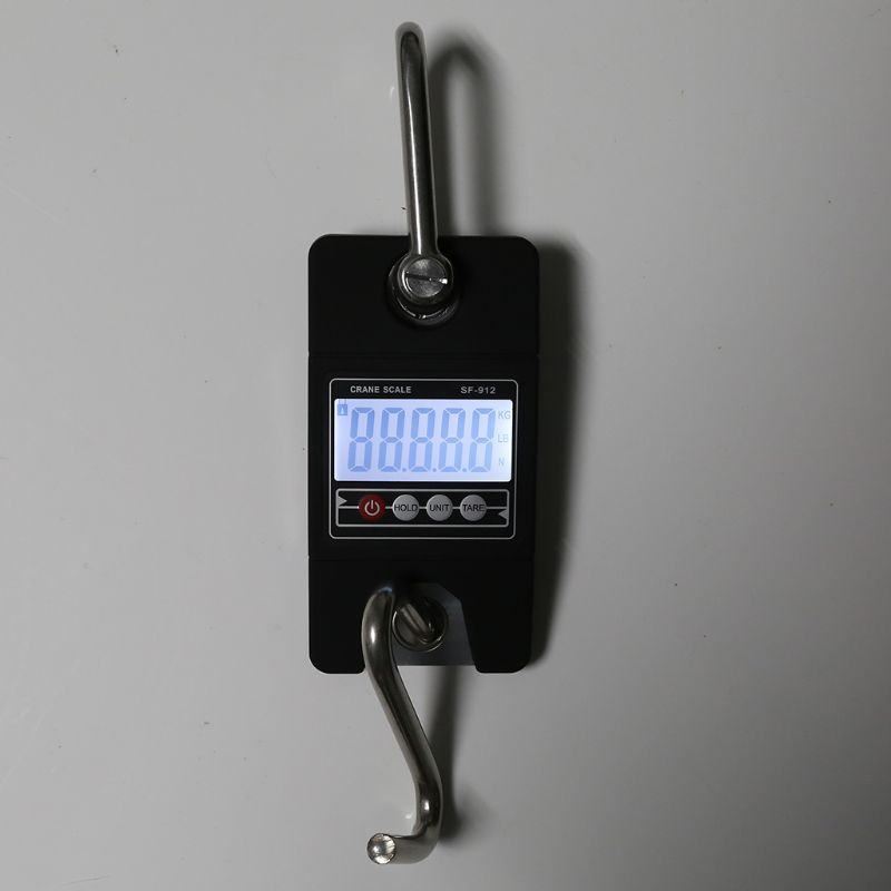 Báscula colgante Digital para granja, 300 KG / 660 libras, Industrial, SF-912, negra
