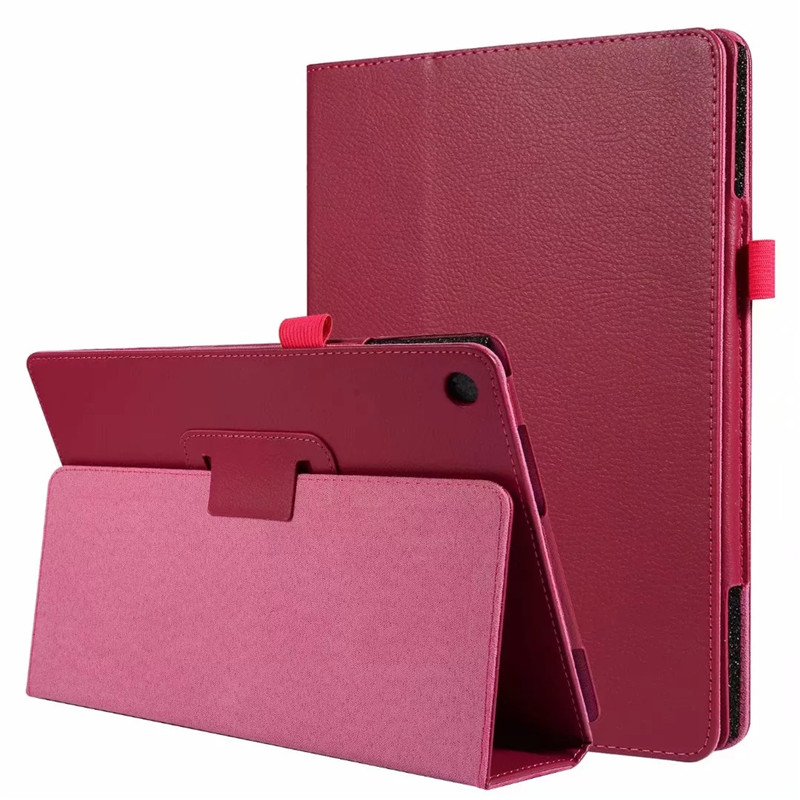 Tablet Case For Huawei MediaPad M5 Lite 10 PU Leather Folding Stand Cover For Huawei M5 Lite 10 BAH2-W19/L09/W09 Case + Pen