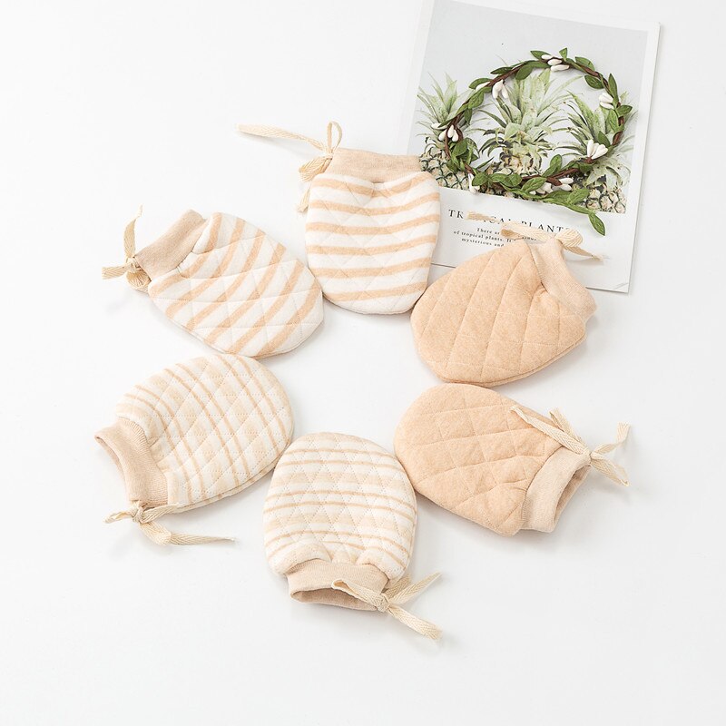 Gants bébé doux coton bio moufles pour enfants garçon fille confortable bébé gants moufles infantile accessoires