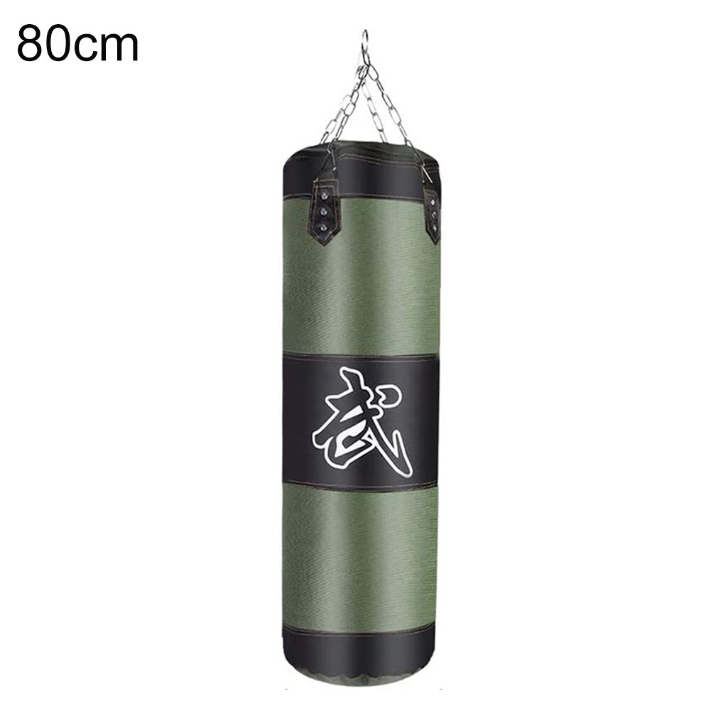 Bolsa de arena de boxeo para entrenamiento de fuerza, saco de arena grueso para ejercicio físico, para gimnasio, con colgante
