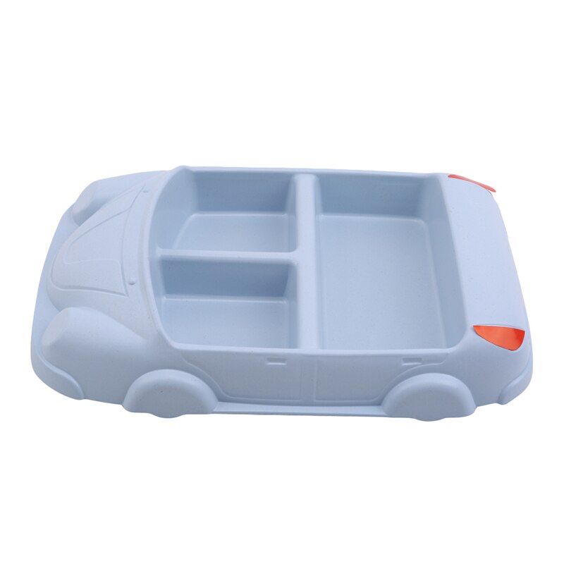 Bébé bambou Fiber plats enfants créatifs mignon Kawaii voiture forme assiette divisée enfants vaisselle enfants nourriture assiette