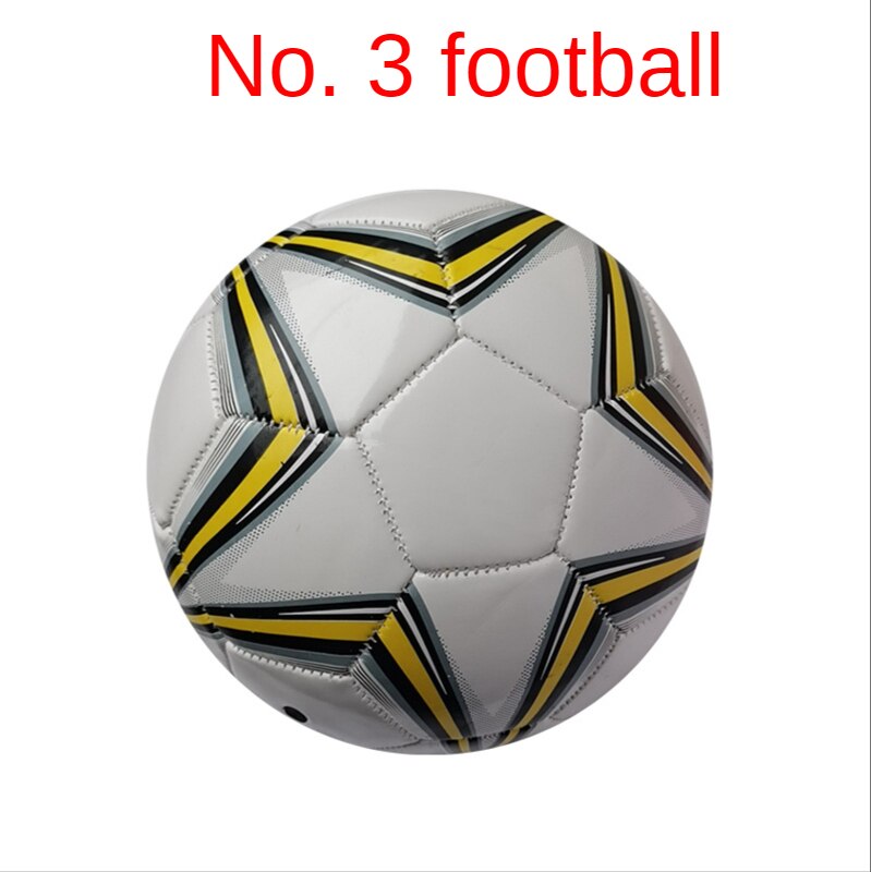 Size 2/3/4/5 PU Football Adult Primary and Middle School Students Competition Training Rubber Football Children Football Toy: No. 3 pentagon