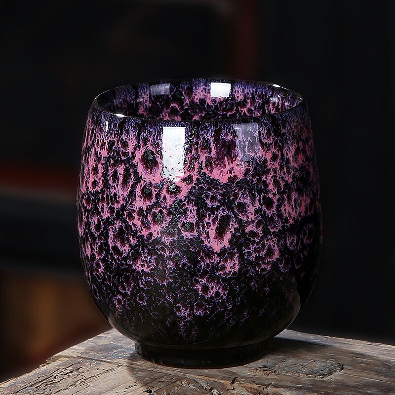 Japansk kop keramisk tekop pigmenteret vintage teskål 150ml master vandkopper drinkware testel beholder kaffekrus håndværk: E stil