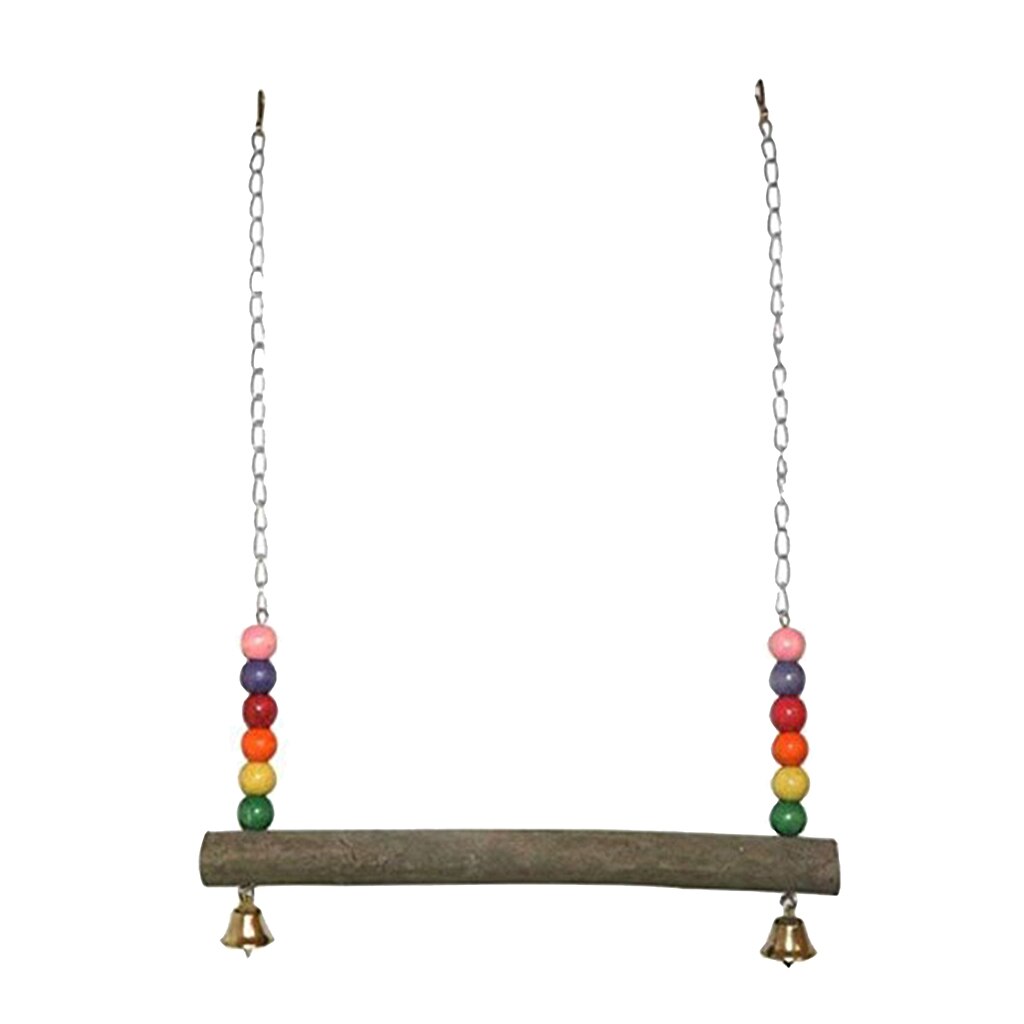 Chicken Swing Toy Hens Wooden Colorful Chicken Perch Chewing Toy Keep Balance