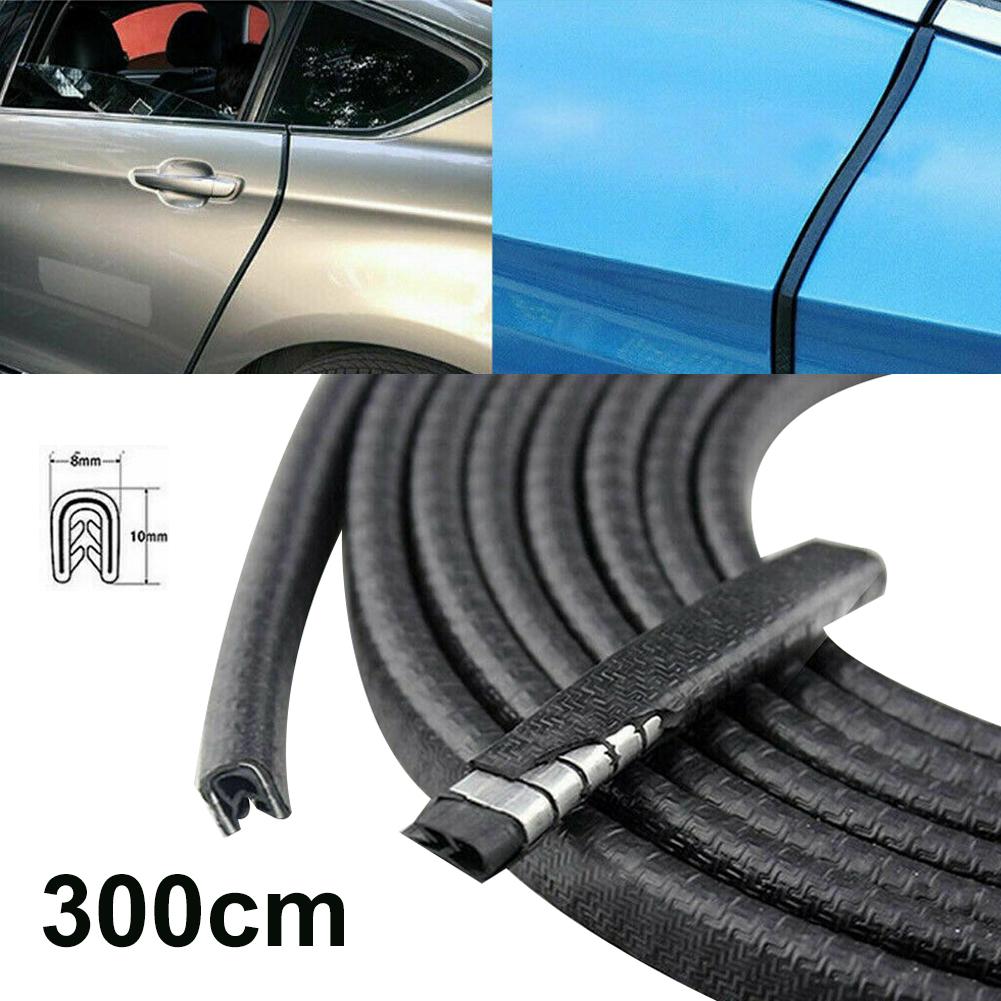 300cm The Stylish Universal Auto Car Door Edges Anti-Collision Protector Trim Guard Strip Styling Mouldings