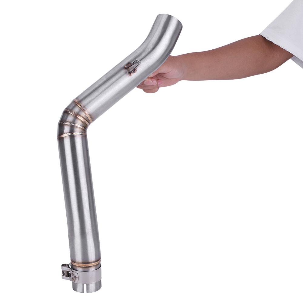Motorcycle Modification Exhaust Vent Middle Link Pipe Made of high strength stainless steel Fit for Benelli TRK 502