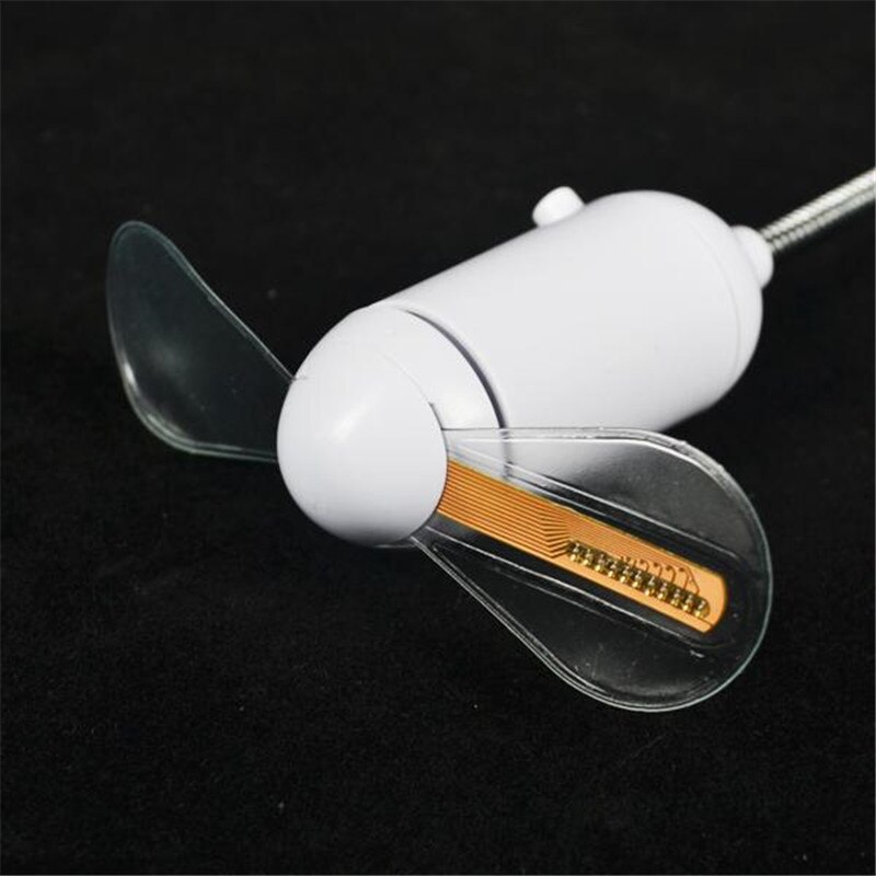kebidu DIY Programmable Fan Flexible usb LED USB Gadgets FanLight Can Reprogramme Any Text Words Advertising Character Messages