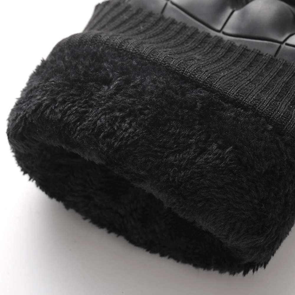 Winter Motorrad Handschuhe Winddicht Guantes Moto Herren Motorrad Reithandschuhe Touchscreen Moto Moto-Cross Handschuhe Schwarz