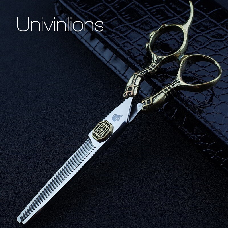 6 "Master 440C Japanse Hair Cutting Scharen Scheermes Kapper Dunner Schaar Professionele Haar Schaar Cabelereiro: 1 thinning scissor