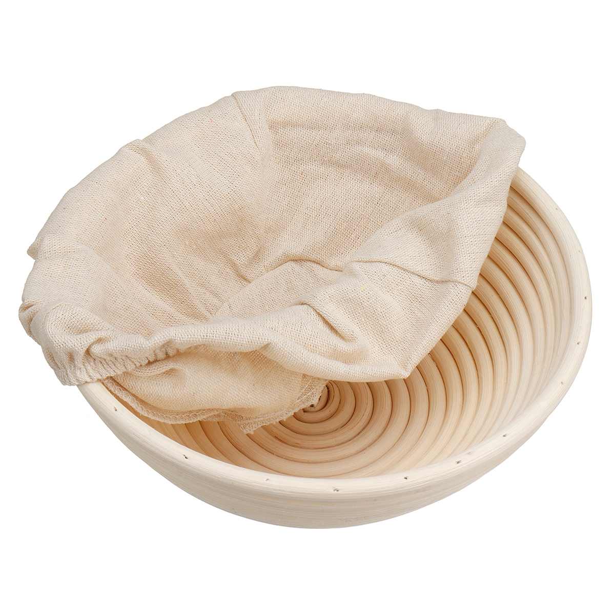 Rattan Bread Proofing Basket Natural Oval Rattan Wicker Dough Fermentation Sourdough Banneton Bread Basket 23X8.5CM