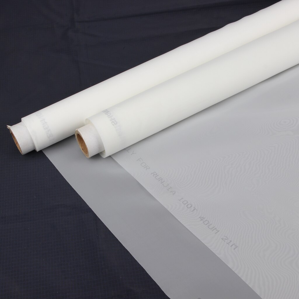 1 Meter 200M White Polyester Silk Screen Printing Mesh Fabric