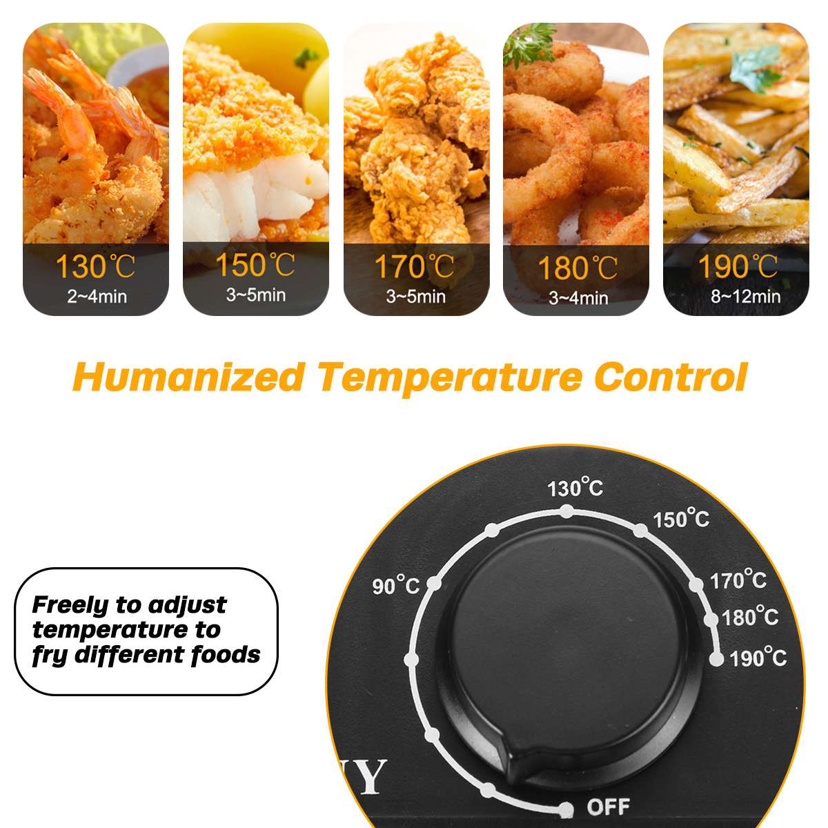 Heavy Duty Stainless Steel Electric Deep Fryer Commercial Home Kitchen Frying Chip Cooker Basket for Buffalo Wings 3L 2000W