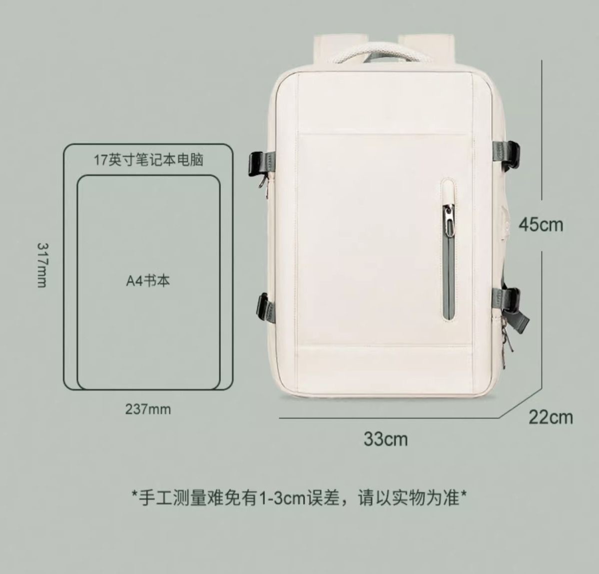 Large Capacity Bags Business Multifunctional Charging Backpacks Expandable Airplane Travel Backpack Laptop Bag Luggage Ma