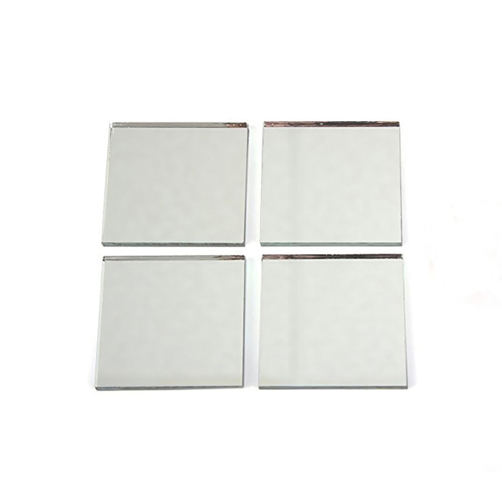 Funlife(TM) DIY Square Mosaic Mirror Wall Sticker,100pcs 2x2cm