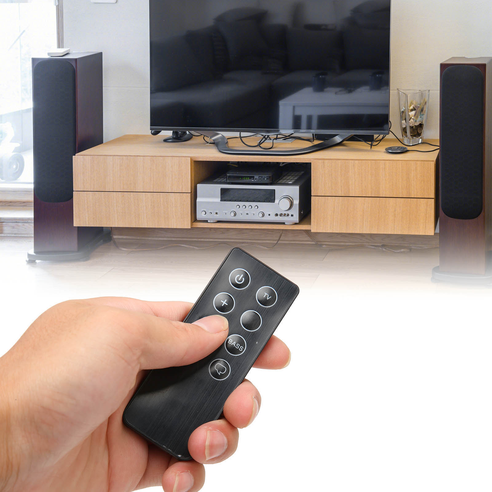 Ersatz der Soundbar-Fernbedienung Universal- fernbedienung kompatibel für 418775 410376 431974 845194