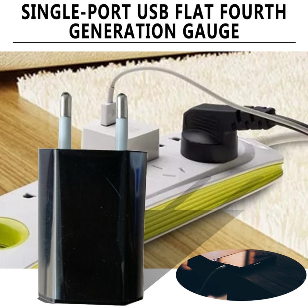 practical chargers mobile phone chargers single port usb chargers flat 5V 500mA durable portable chargers