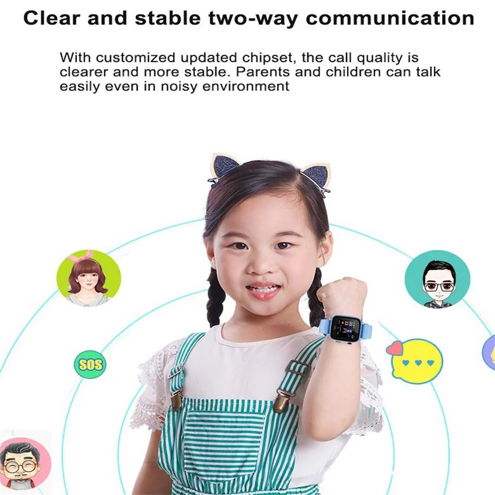 Reloj inteligente 4G para niños, ubicación GPS SOS, videollamada, tarjeta Sim, reloj inteligente para niños, cámara, reloj mejorado resistente al agua para niños y niñas