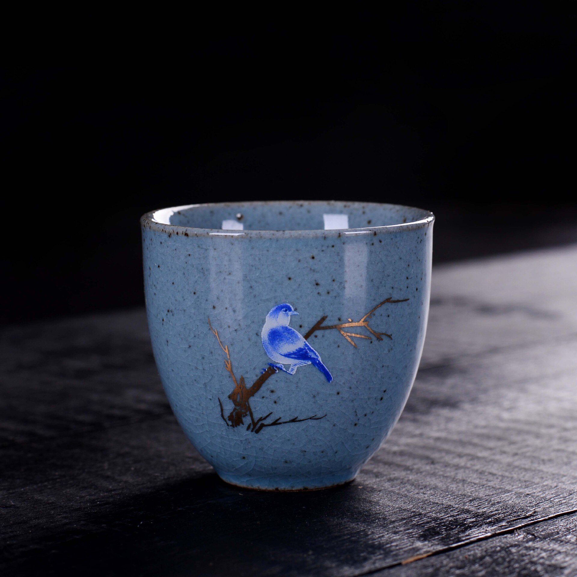 Keramische Thee Cup Creatieve Kung Fu Thee Set Kleine Thee Kom Enkel Cup Retro Thee Set Koffie Kopje Thee Set: F