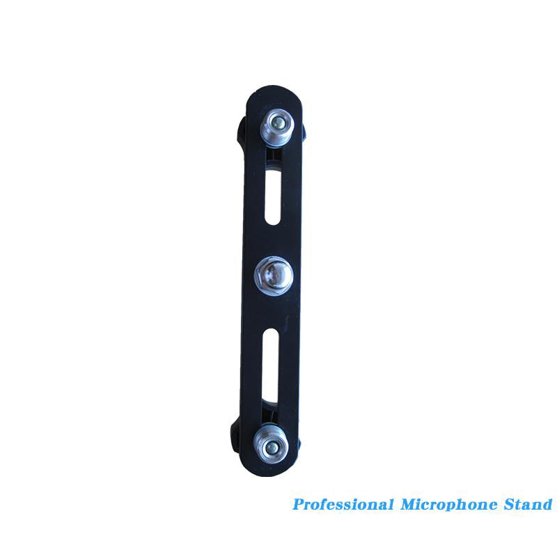 FELYBY Mikrofon Bar Dual Mic Halfter Mikrofon Stereo Bar Schwarz T-Bar Halterung Mit Doppel Mikrofon Halterungen