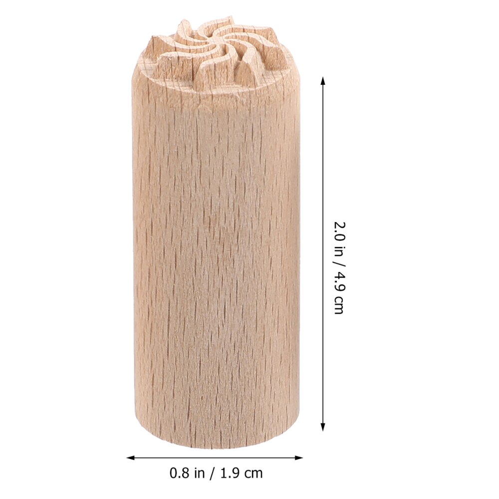 Wooden Clay Pottery Stamp Pottery Tool Wood Block Stamp Clay Decorative Stamp