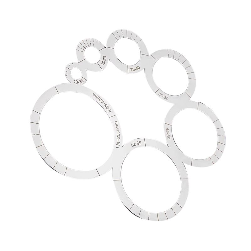 Sv-Lederen Snijgereedschap Hoek Snijden Heerser Metalen Cirkel Sjabloon Leather Corner Punch Ronde Lederen Hoek Snijden Heerser: Default Title