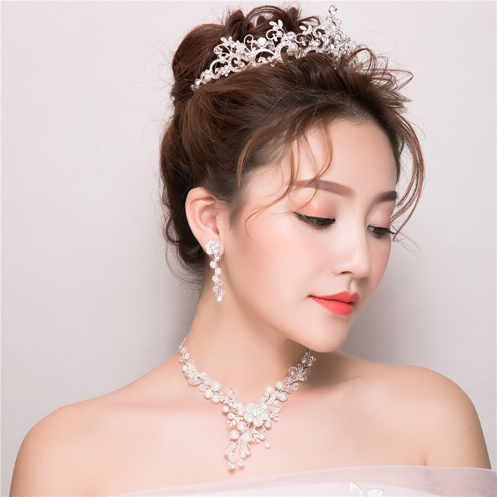 Handgemachte Strass Crown Tiara Braut Hochzeit Pri... – Vicedeal