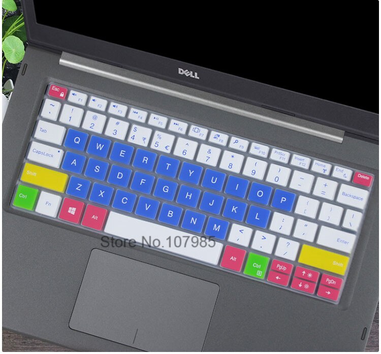 13.3&quot; Notebook Laptop Silicone Keyboard cover Skin For DELL XPS 13 9370 / XPS 13 9365 13-9370 13-9365: Candyblue