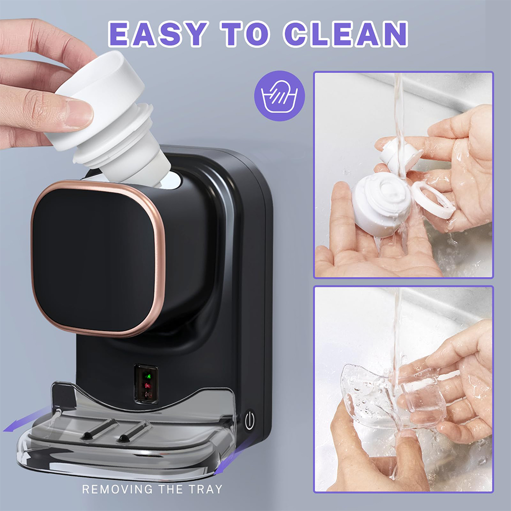 Automatic Toothpaste Dispenser Wall Mounted Electric Toothpaste Squeezer for Kids and Adults for Bathroom