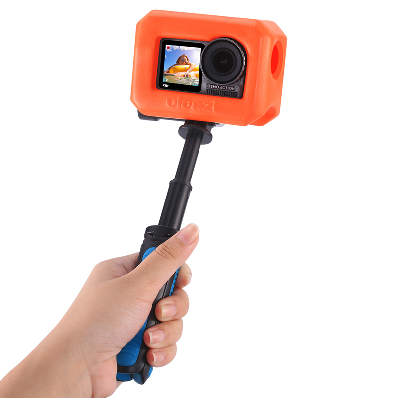 Ulanzi OA-4 Floaty Case Behuizing Voor Dji Osmo Action Drijvende Oranje Venture Shell Case Voor Surfen Schaatsen