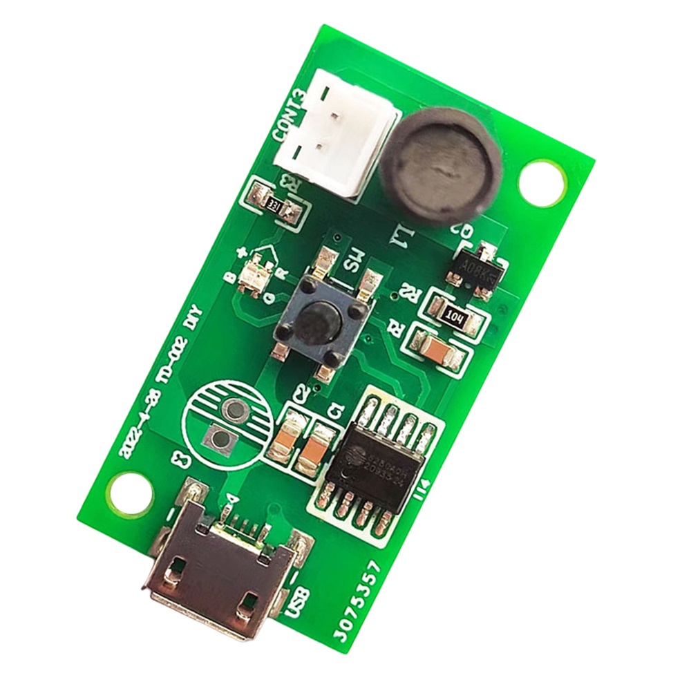 DC3-12V USB Mini Humidificateur DIY Analyste Brumisateur et Pilote Circuit Imprimé Brumisateur Atomisation Film Atomiseur Feuille Mini Osccorporelle: Marron