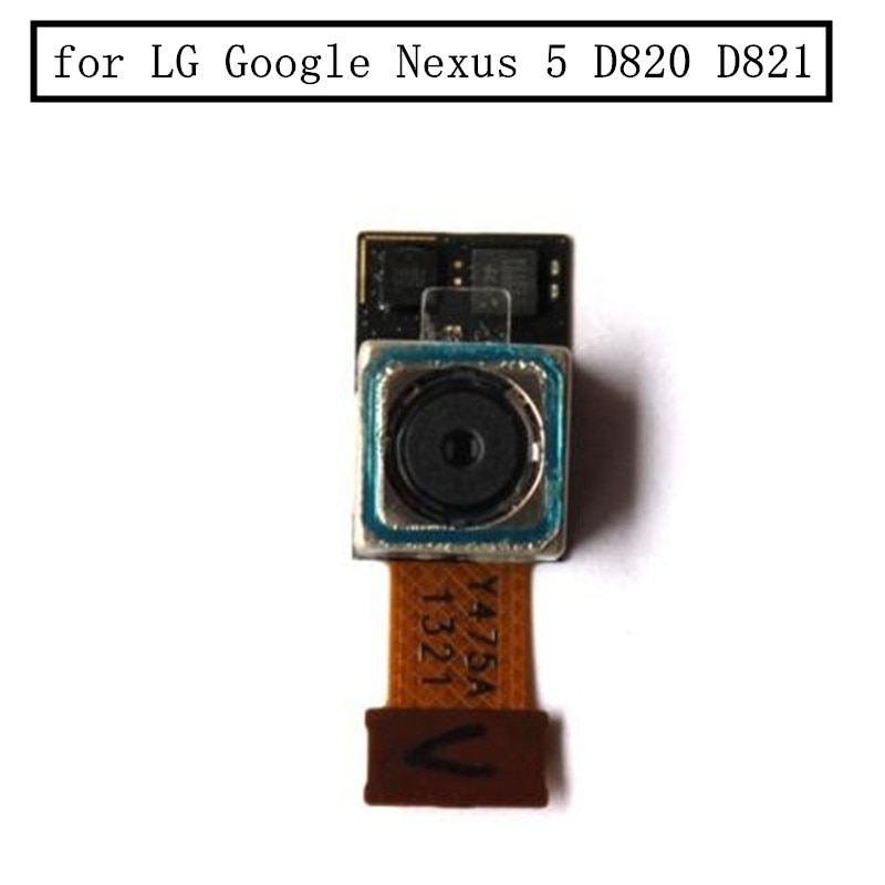 Voor LG voor Google Nexus 5 Back Camera Big Achter Belangrijkste Camera Module 8MP Flex Kabel Vergadering Vervanging Reparatie Onderdelen Test