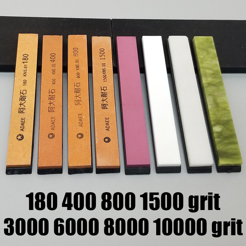 180 400 800 grain fixe angle meule meuleuse pierre à aiguiser polonais hone humide couteau système outil cuisine Abrader moudre pierre aiguiseur: 8 stone -B