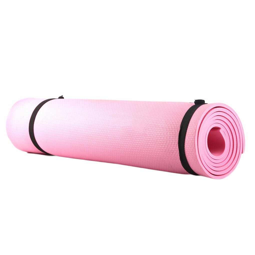 Non-Slip Fitness Exercise Workout Yoga Pilates Mattress Camping Picnic Mat Baby Kids Crawl Pad: Pink